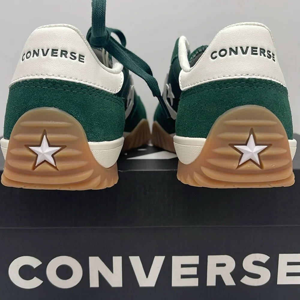 Converse Men’s RUN STAR TRAINER OX GREEN ENVY/EGRET/WHITE A13359C Sneakers - Picture 13 of 16